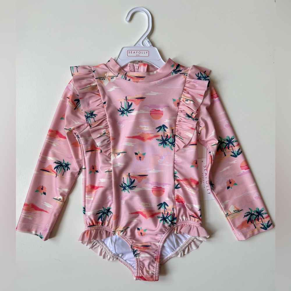 Seafolly Tropical Print Kids Swimsuit